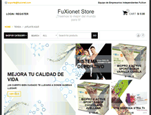 Tablet Screenshot of fuxionet.com